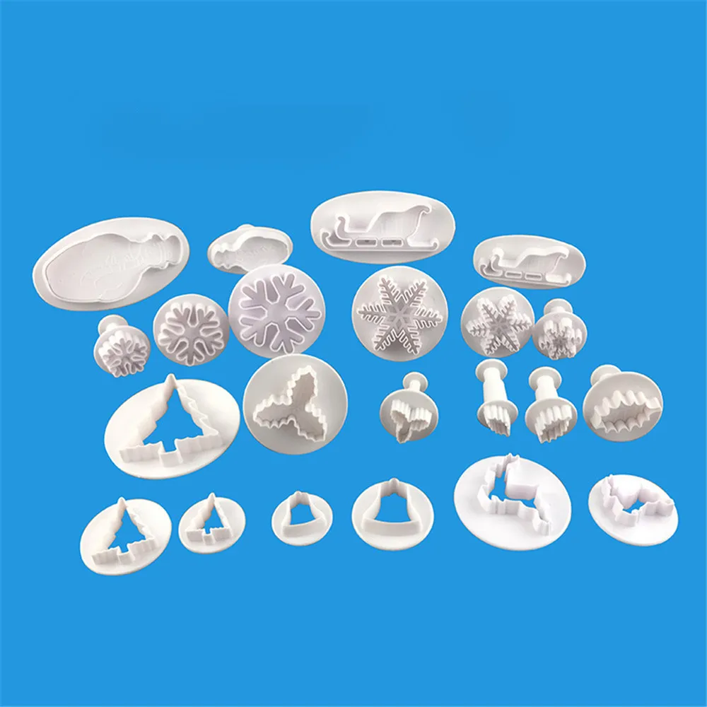 Hot 9 models of 22 Christmas series Cake Molds Fondant Tools Cookie Cutter Biscuit Mould Baking Sugarcraft Mold05