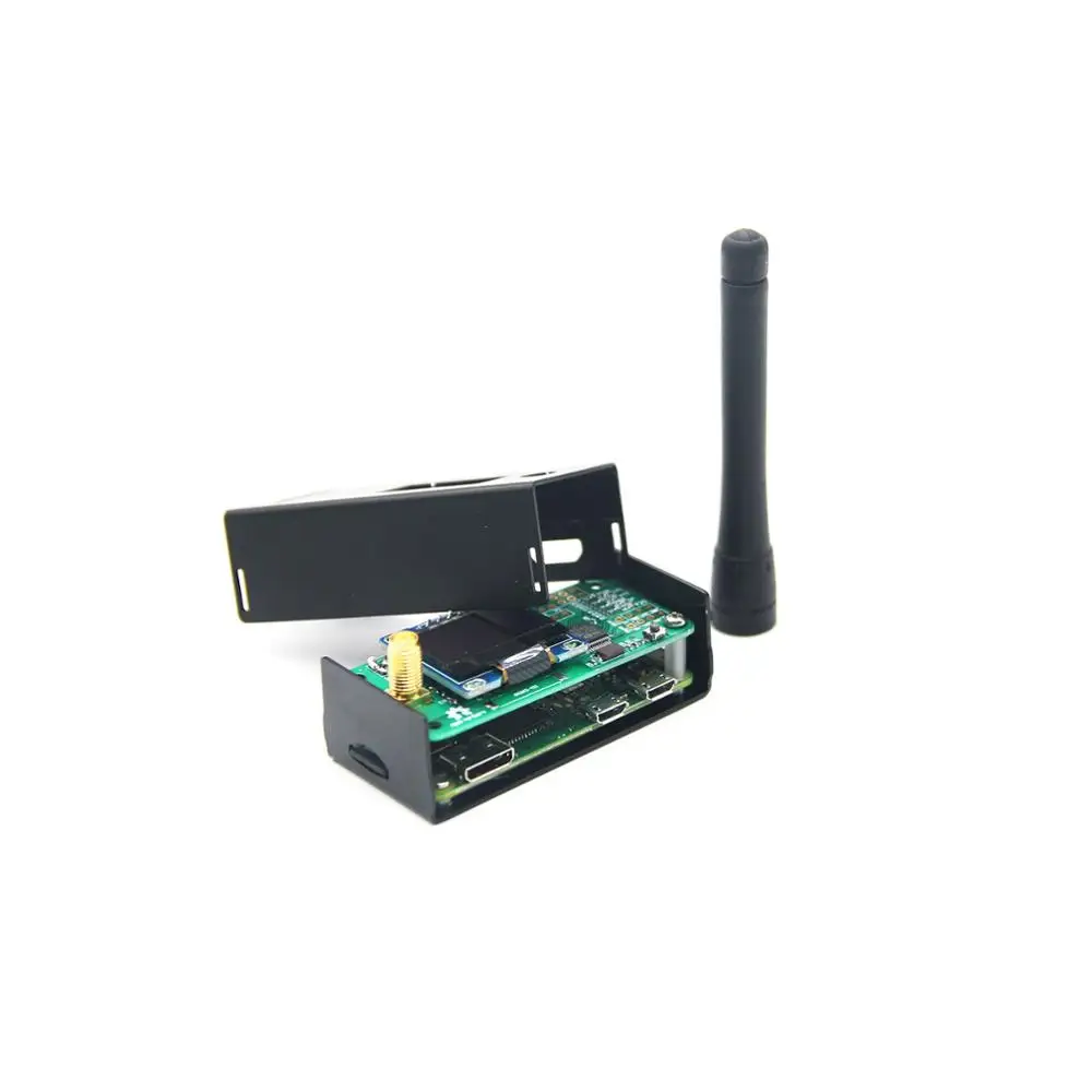 TZT Собранный MMDVM точка доступа поддержка P25 DMR YSF+ Raspberry pi+ OLED+ антенна+ чехол для удаленной рации