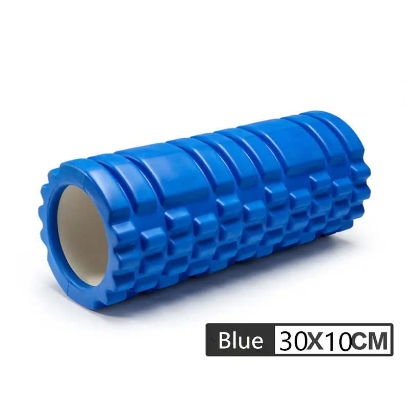 blue 1 Колонка для йоги Фитнес Пилатес Йога Пена роликовые блоки поезд тренажерный зал массаж сетка триггер точка терапия физио упражнения - Цвет: blue 1
