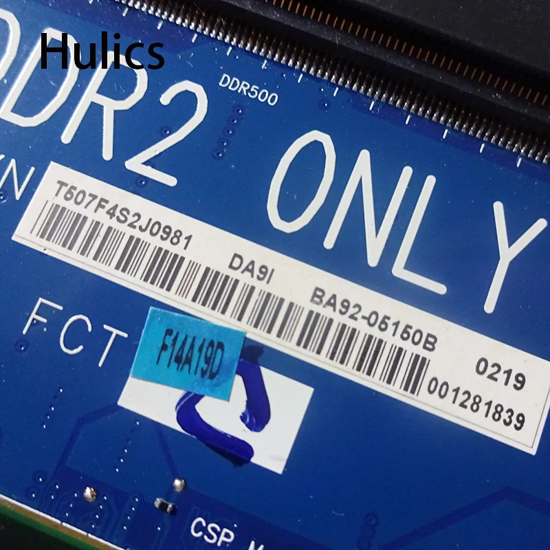 Hulics для samsung NP-R510 P510 Материнская плата ноутбука BA92-05150B BA92-05150A BA41-00921A DDR2