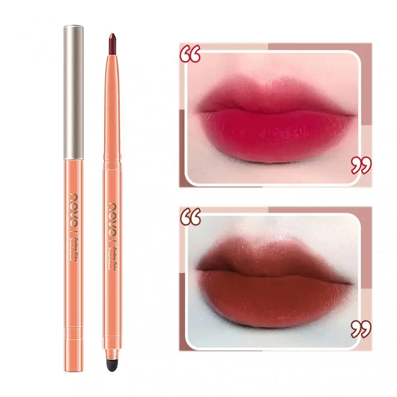 Matte lipstick pen Professional Lip pencil Waterproof lip liner Lasting pencils Contour Cosmetics Makeup for lips TSLM1 | Красота и