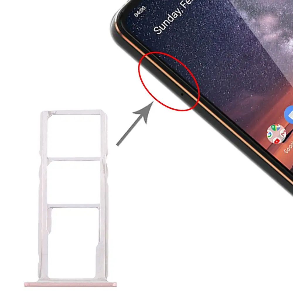 Лоток для sim-карт+ лоток для карт памяти Micro SD для Nokia 3,2 TA-1156 TA-1159 TA-1164