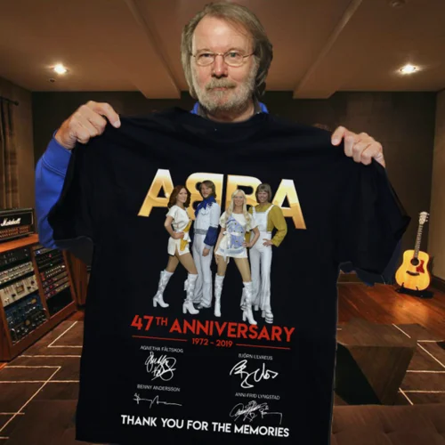 

ABBA 47th Anniversary T-Shirt Thank You For The Memories