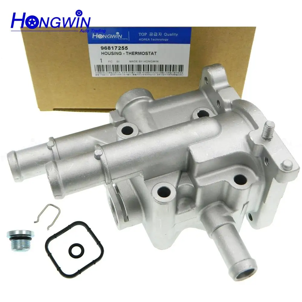 Aluminum Thermostat Housing Cover Fits Chevrolet Chevy Cruze Aveo Orlando for Opel Astra Zafira Signum Moka 96984103 96817255