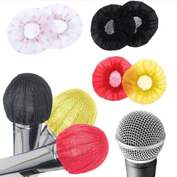 

40/80Pcs Non-woven Microphone Cover Removal Windscreen Protective Mic Cap Pad