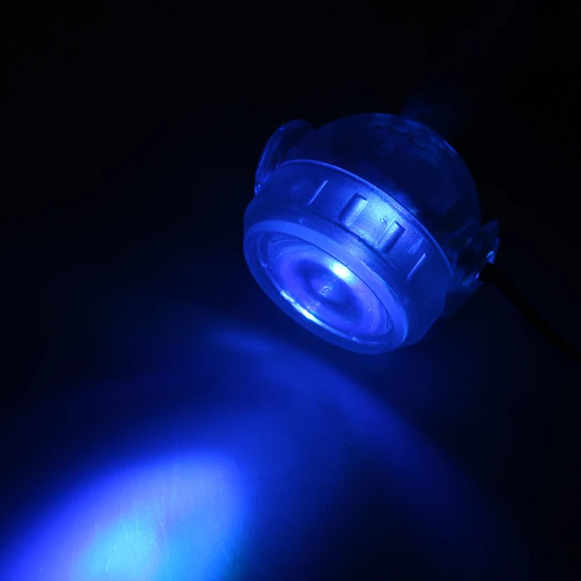 Blue US plug 1 Вт мини Водонепроницаемый светодиодный светильник для аквариума, погружной светильник, подводный светильник для аквариума, товары для домашних животных - Цвет: Blue US plug