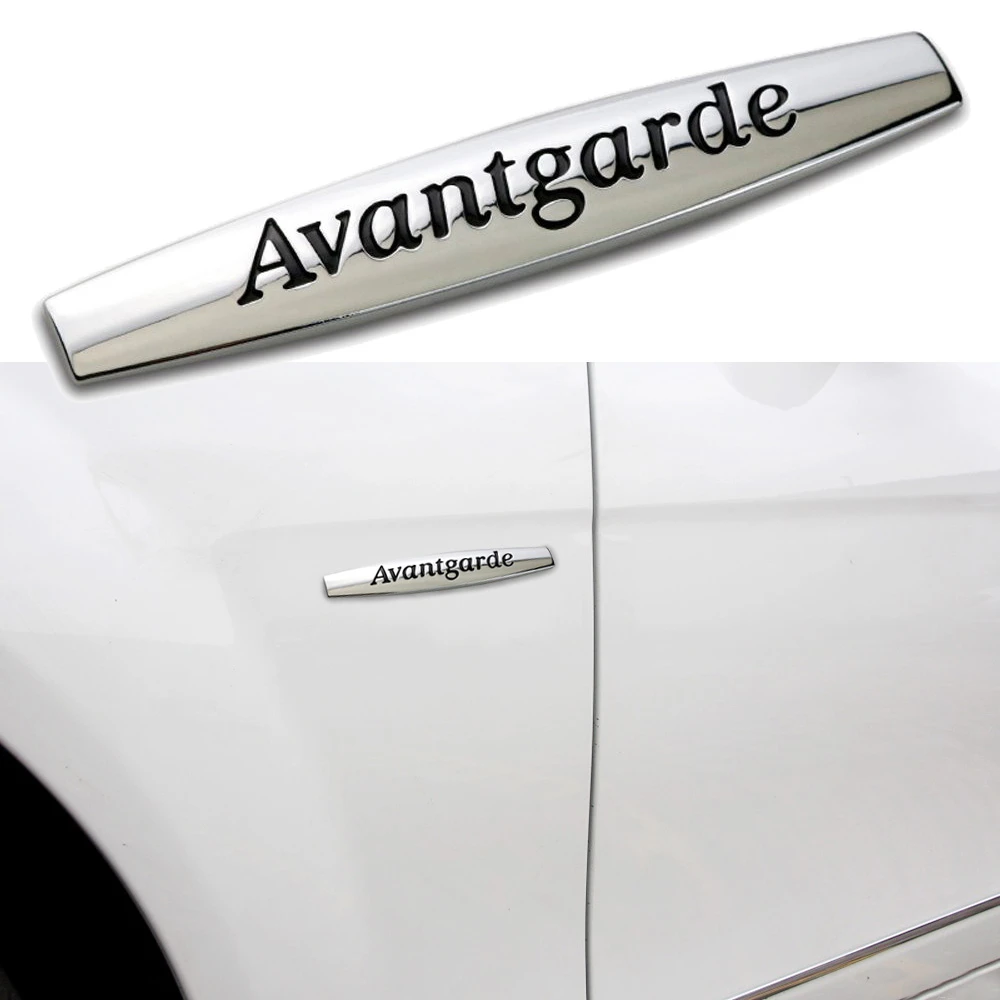 1pcs Avantgarde Elegance Logo Fender Sticker For Mercedes Benz C E Class C180 W203 W204 W204 C300 E300 E320 E350 W211 W212 W213 Car Stickers Aliexpress