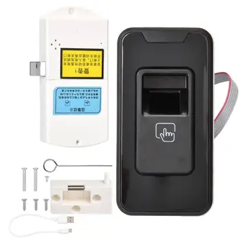 

Aluminum Fingerprint Lock Double Unlock Mode High Sensitivity Shoe Cabinet Office Cabinet Lock Intelligent Learning Type