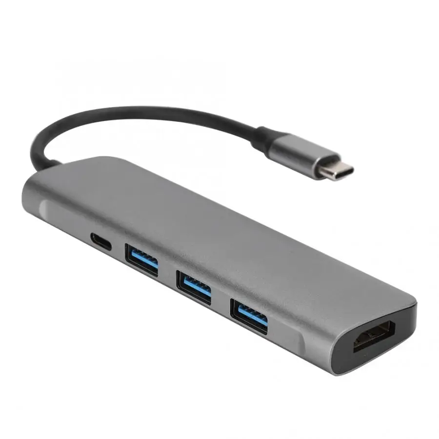 PD зарядный адаптер TYPE-C к HDMI+ 3.0USB концентратор для lenovo Йога 920/910/720 PD зарядная станция