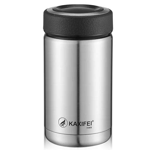 XYKIT 400/680ML Thermos Tea coffee mug Insulated Cup 304 Stainless Steel Thermo Mug Water Bottle Vacuum Flask Travel Coffee Mug - Цвет: Silver