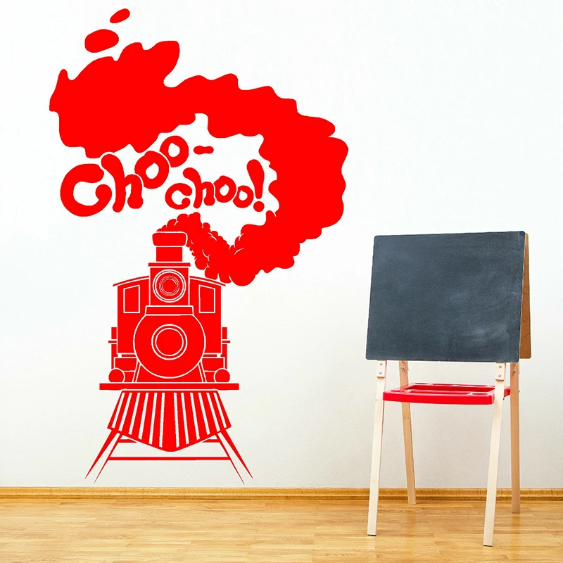 Train Wall Decal Steam Engine Automotive Door Window Vinyl Art Stickers