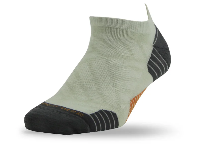 Спортивные носки для бега, ZEALWOOD унисекс, мериносовая шерсть, антиблистерные носки для походов, 1/3 пар - Цвет: 1 pair white black