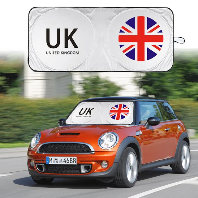 Auto Sonnenschutz Abdeckung Protector Windschutzscheibe Visier Sonnenschirm  Union Jack UK Flagge Für Mini Cooper One S