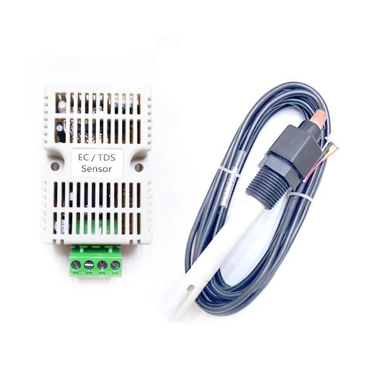 Проводимость TDS EC датчик зонда передатчик Модуль 0-5 В/10 в 4-20mA RS485 Modbus RTU