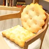 Fashion Soft Simulation Cookies Pillow Square Seat Cushion Creative Plush Chair Room Round Cushion Home Office Rest Supplies 5