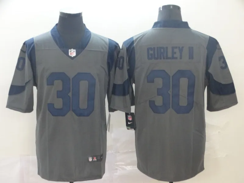 Сшитая Мужская Джерси Los angelles Todd garley II Vapor Untouchable Limited - Цвет: AS PICTURE