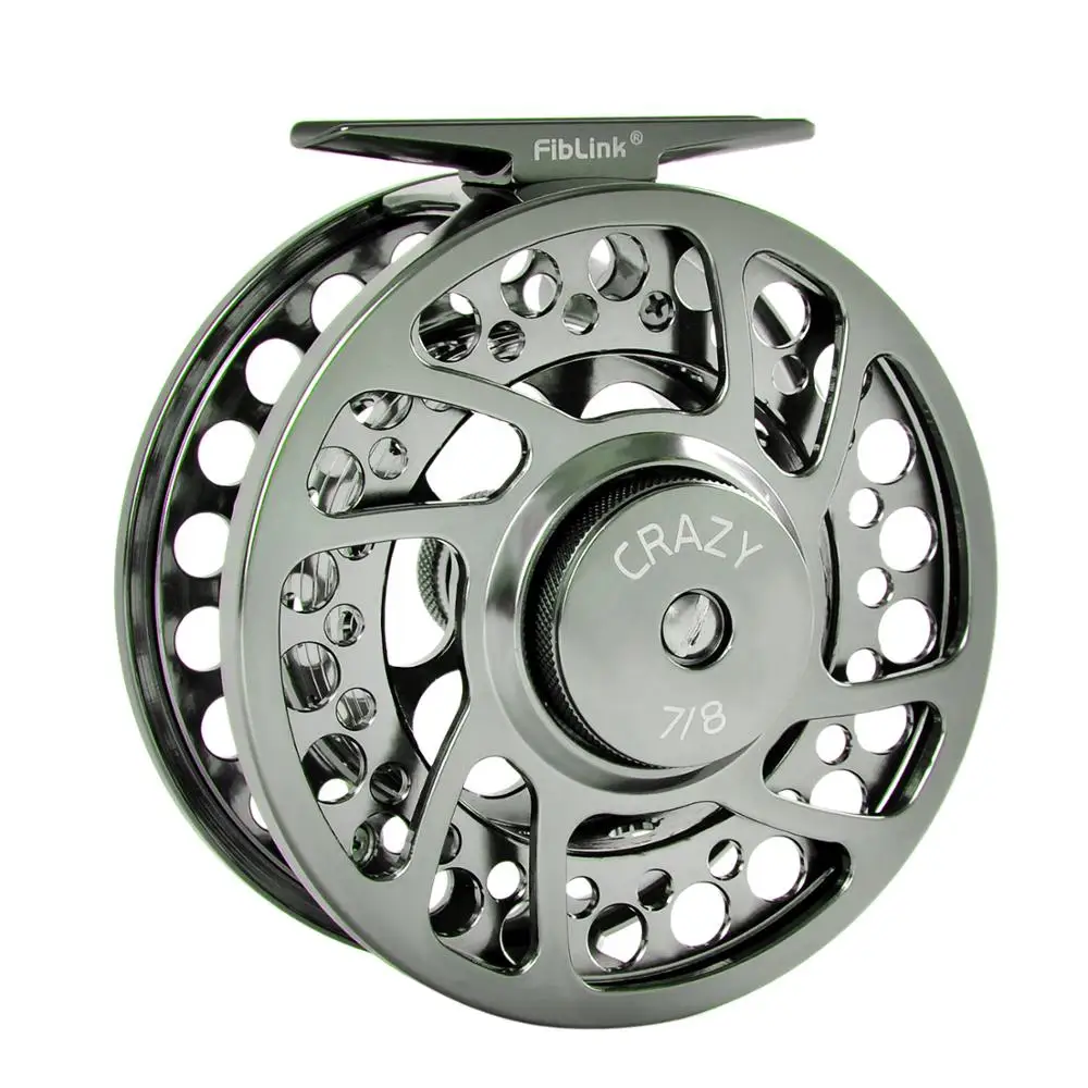 Fiblink Saltwater Fly Fishing Reel with Large Arbor 2+1 BB CNC machined Aluminu 