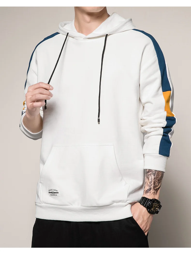 Men's Casual Hoodie - Side View
