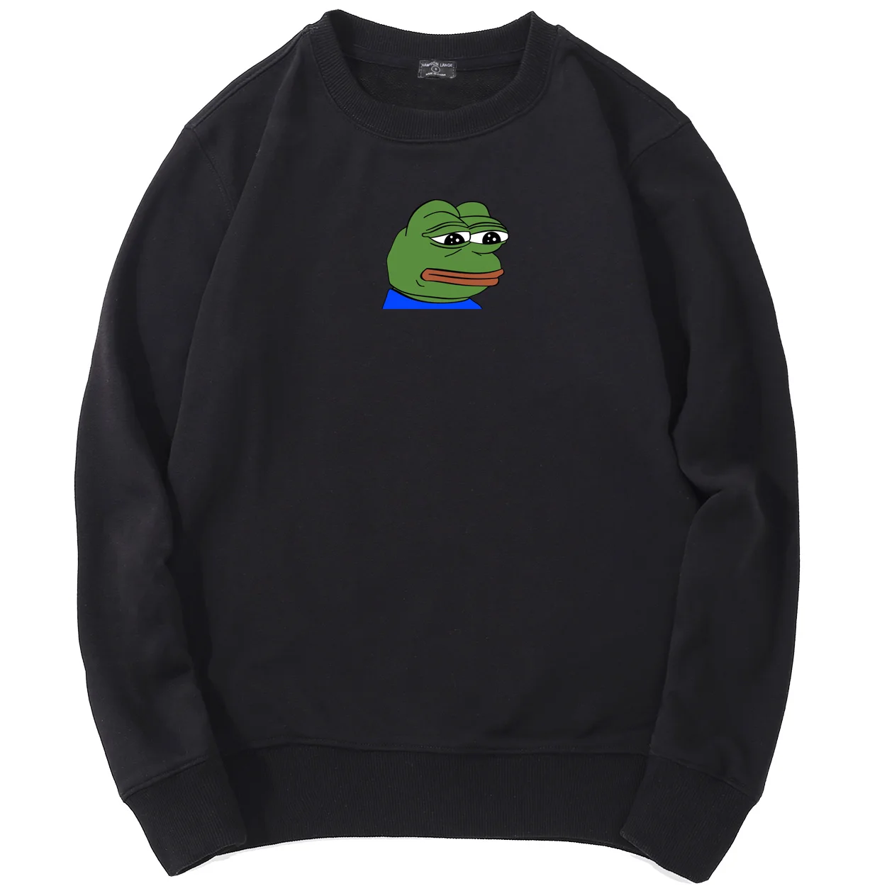 

2019 New Style Sweatshirts For Male Sad Frog Printing Men's Outwear Spring Fashion Homme Hip Hop Tops Streetwear Sportswear Men