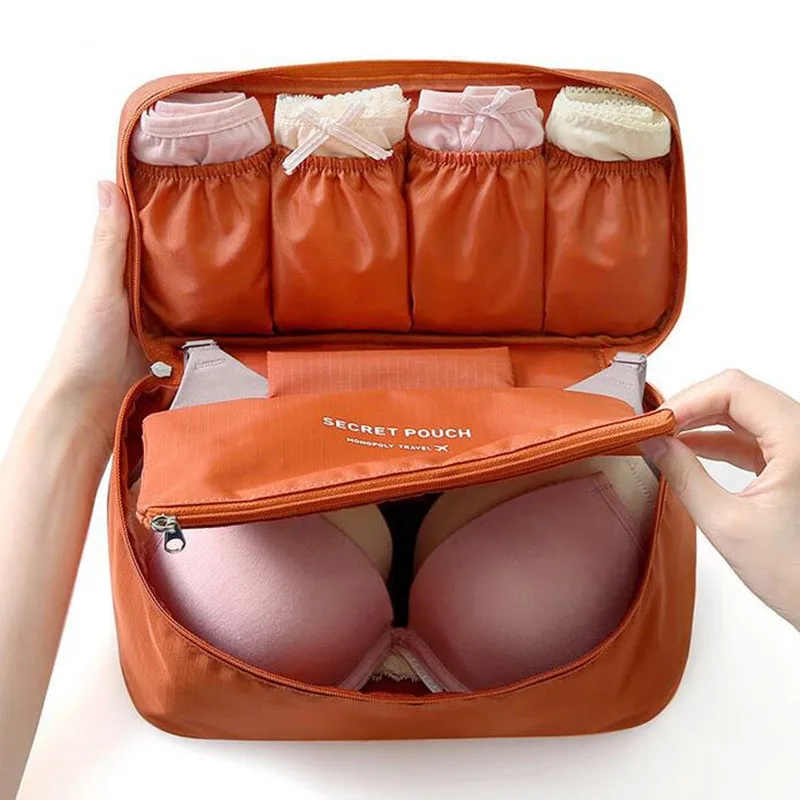 

Ladies Storage Bag Underwear Bra Organizer Bag Bedroom Storage Travel Storage Packaging Cube Korean Multi-Function Bra Package