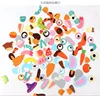 Wooden Magnetic Jigsaw Puzzles Variety Puzzles Characters and Five Senses Scenes Children Early Childhood Educational Toys 5