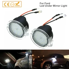 2x Car Mirror Welcome Lights Lamp high bright led puddle lights For Ford F 150 Fusion S Max Flex EDGE Explorer Taurus Mondeo
