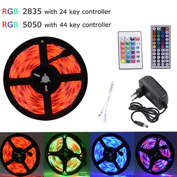 

AIRSIX LED Strip 5050 2835 RGB strip 5M 10M 15M 20M Luces LED Lights 12V LED Light Strip Neon Ribbon home decor