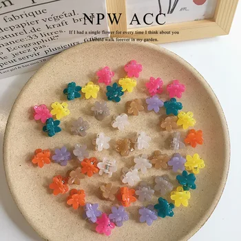

40pcs New Korean version of children's Liu Hai broken hair five petals Flower Clip small hairpin clip hundreds of simple