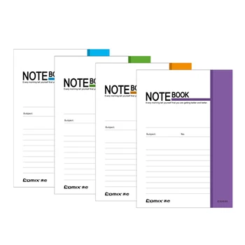 

Comix Paper Notebook A5 book diary A5 28 Sheet notebook school student stationery for office painting 4PCS/pack
