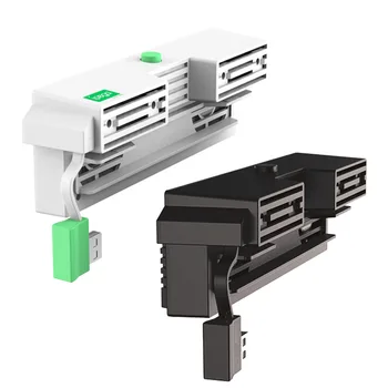 

Dustproof Radiator Dual Cooling Fan With Dustproof Holder Stand Back Cover Conslole Heat Dissipation For Nintend NS Switch