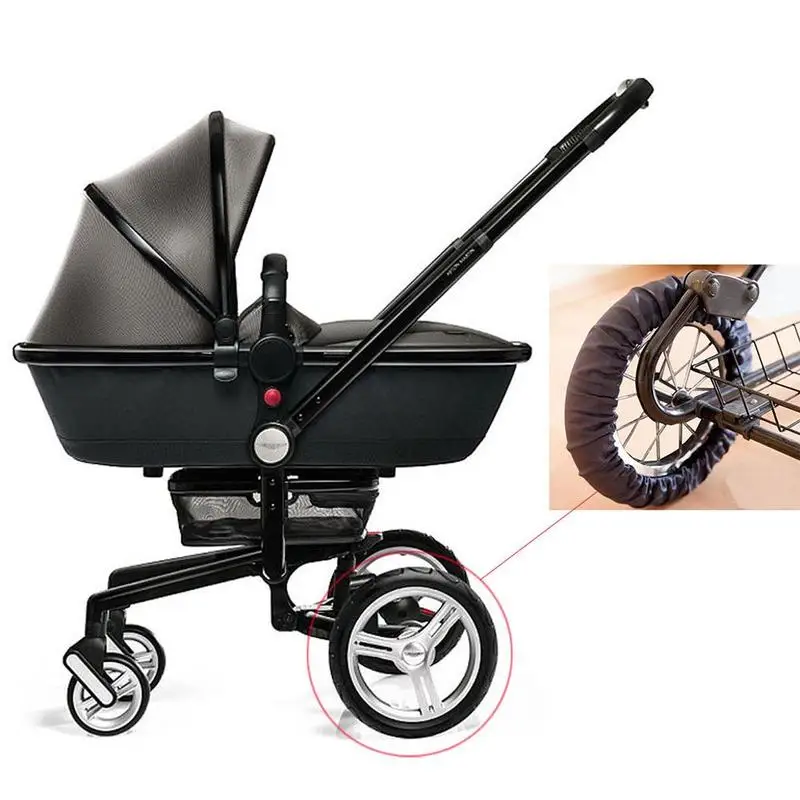 

Baby Pram Stroller Wheel Anti-dirty Case Dustproof Fabric Protection Cover