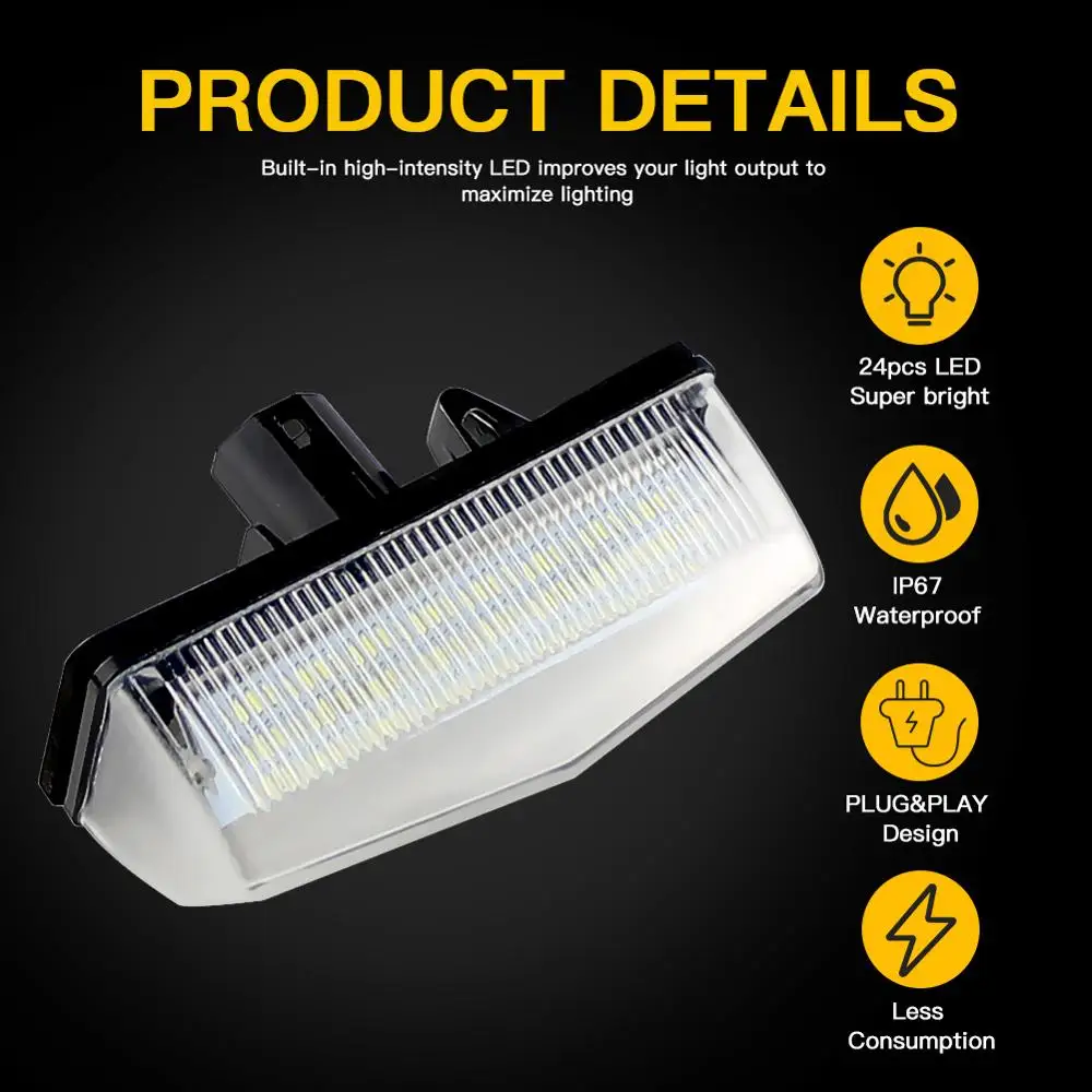 Светодиодсветодиодный лампа CanBus для номерного знака автомобиля Toyota MATRIX AZE14 ZRE142