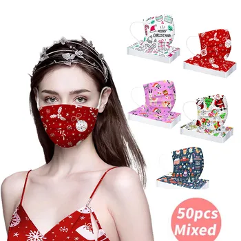 

50PC Activated bamboo carbon masks Unisex Disposable Face Mask Industrial 4Ply Ear Loop dust Safe protective mask mascarillas