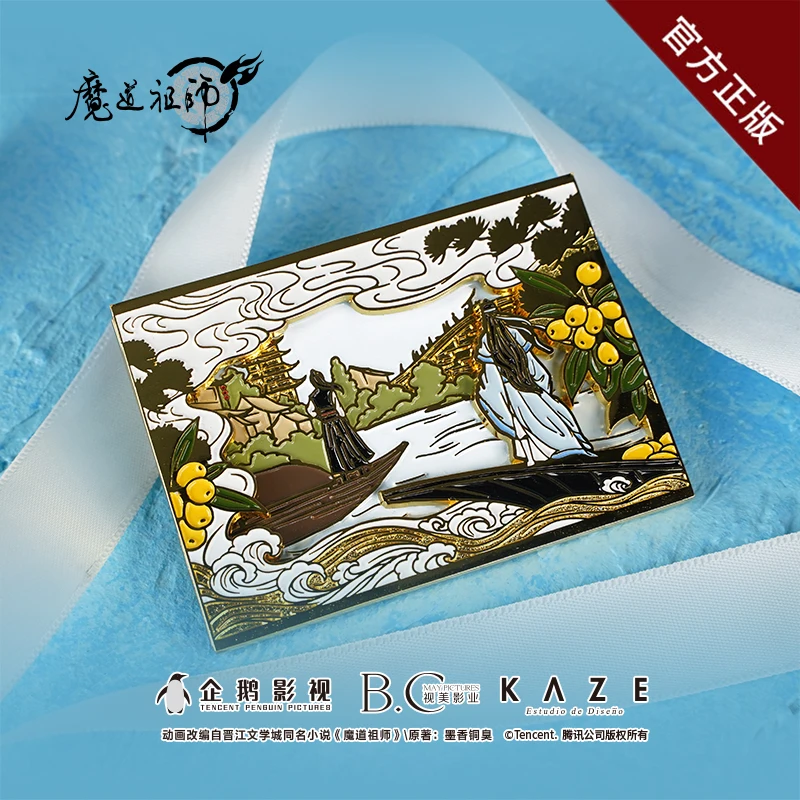 

Anime Grandmaster of Demonic Cultivation Wei Wuxian Wangji Metal Badge Creative Gift Souvenir Button Brooch Pins Medal Cosplay