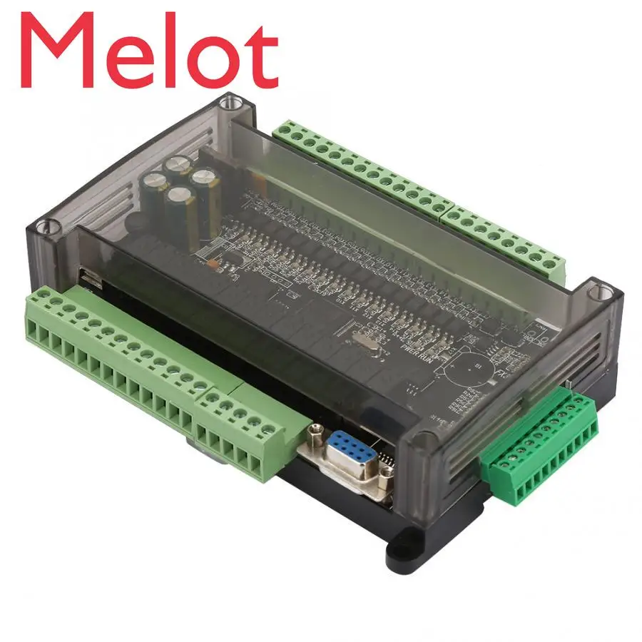 DC24V PLC промышленная плата управления FX3U-30MR 6AD 2DA с RTC RS485 RTU коммуникационная оболочка