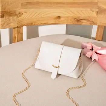 

Fashionable lychee chain single shoulder female bag belt decoration wild personality crossbody hand holding mobile coin purse