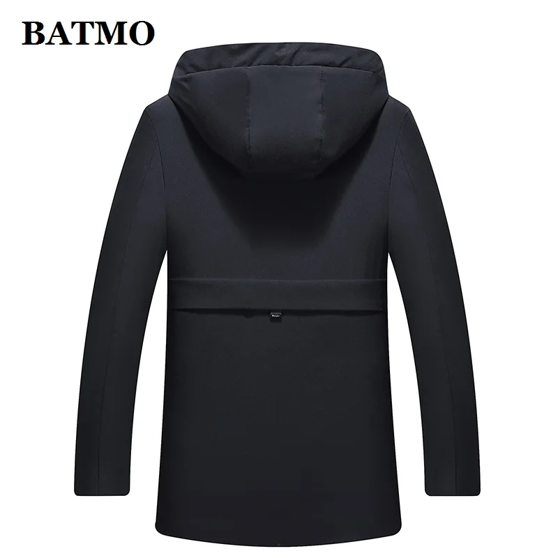 BATMO Новое поступление зимние высококачественные мужские парки с капюшоном, мужские зимние куртки с капюшоном HLF8803