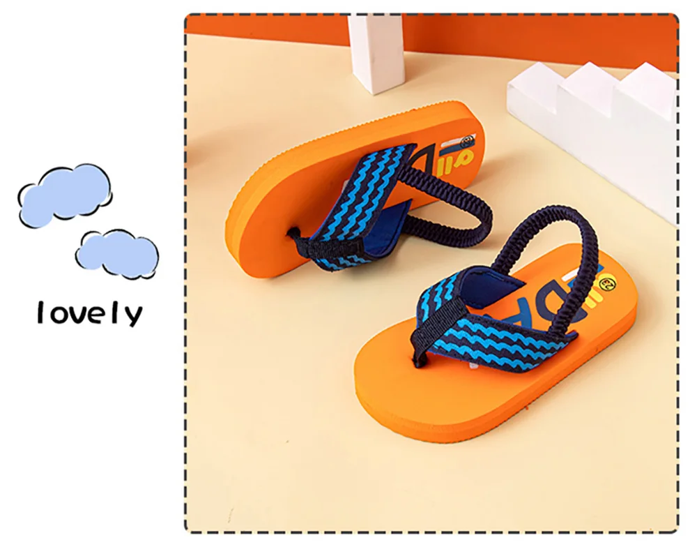 children's shoes for adults Kids Slippers For Girls Boys  Flip Flops Summer Children Home Shoes Soft Sole Toddlers Dinosaur Pattern Beach Sandals Claquette children's shoes for sale