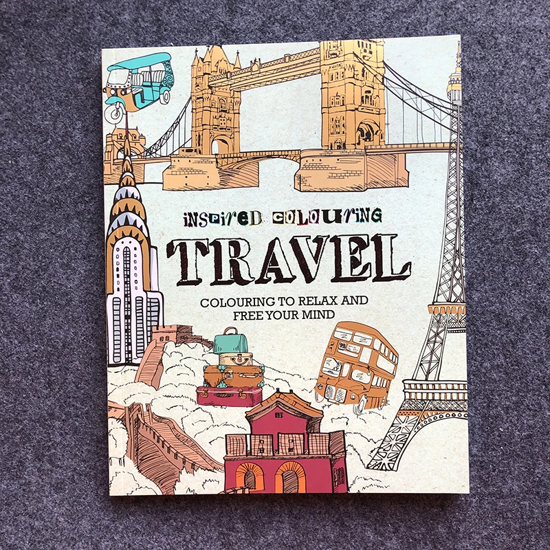 Цветы животные цветные карандаши граффити наклейки книги по картинкам Детские учатся рисовать взрослые декомпрессионные игрушки подарки - Цвет: 128 pages(27x21.5cm)