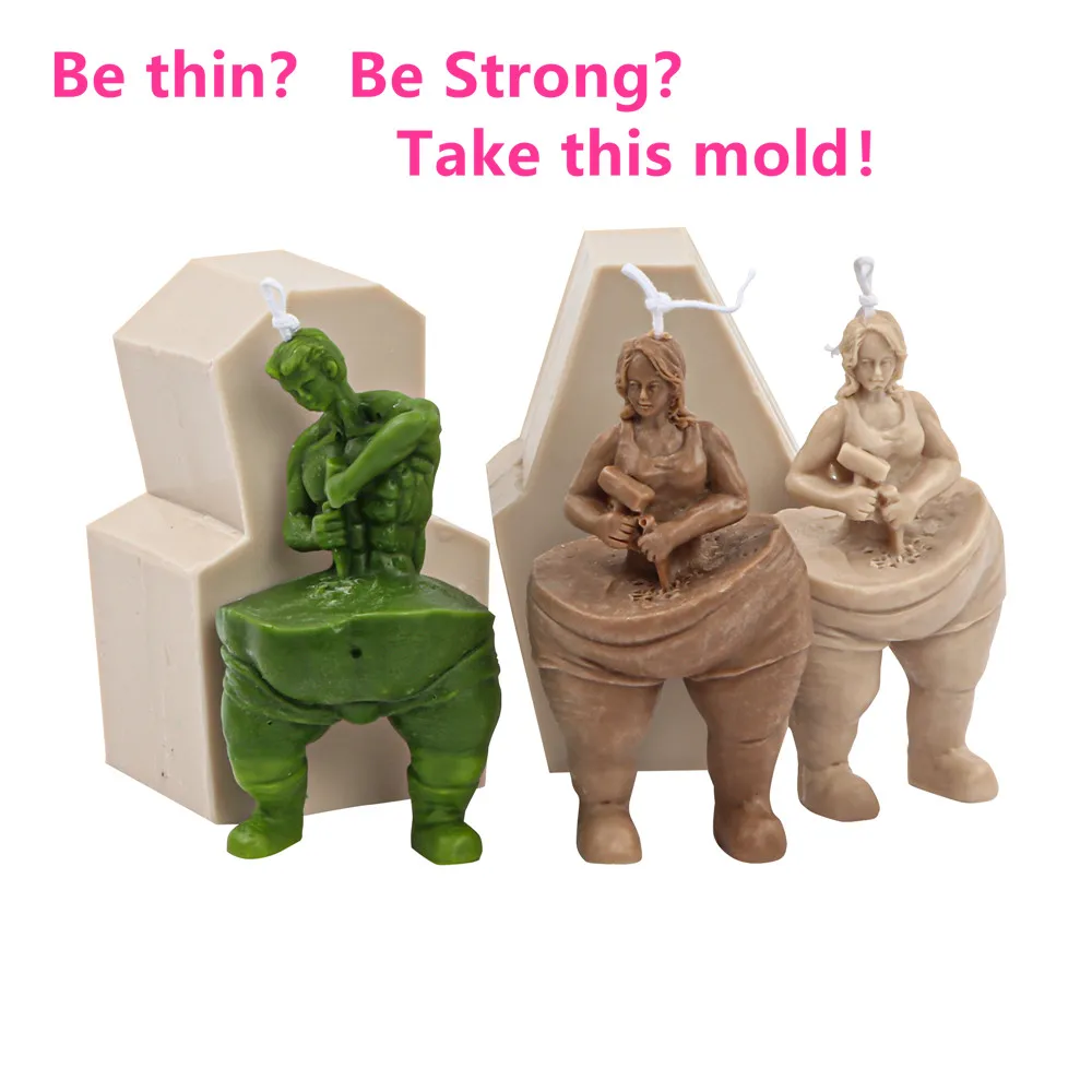 

Creativity Special Masterpiece Self Carving Shape Resistant to Tearing Wax Plaster Silicone Soap Candle Mold