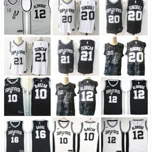 San Antonio Дерозан LaMarcus Aldridge Газоль Руди гей Тони Паркер Ману Жинобили Данкан Баскетбол Майки для мужчин