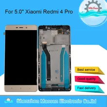 M& Sen для 5," Xiaomi Redmi 4 Pro Redmi 4 Prime ROM-32G ЖК-дисплей+ сенсорная панель дигитайзер Рамка для Redmi 4 Pro дисплей