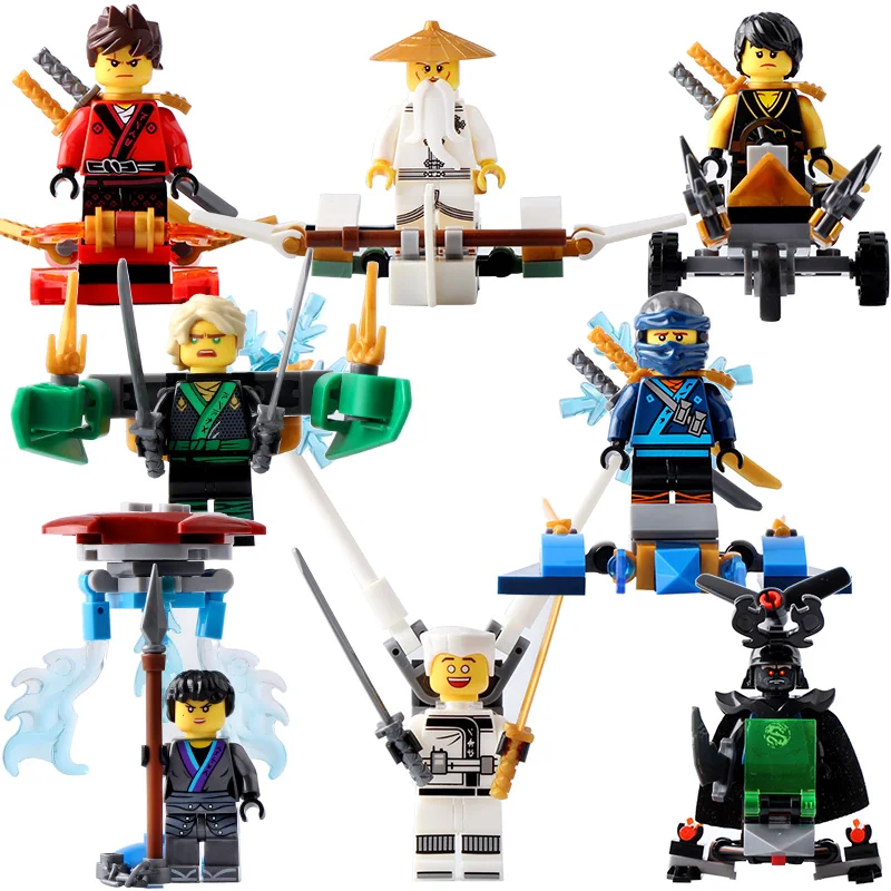 

Compatible with Legoinglys mirage Ninja future Knights clay gold figurines and children's assembly toys