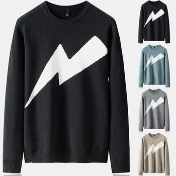 

Sweater Men's Winter Casual Printing Sweater Thermal Knitted Pullovers Sweaters Pullovers Мужской свитер jerseys para hombres