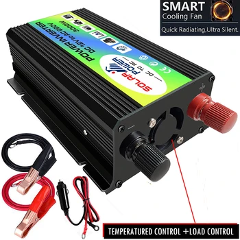 

3000W Peaks Power Car Solar Inverter DC12V TO AC110V/220V Sine Wave Converter Household Camping Outdoor