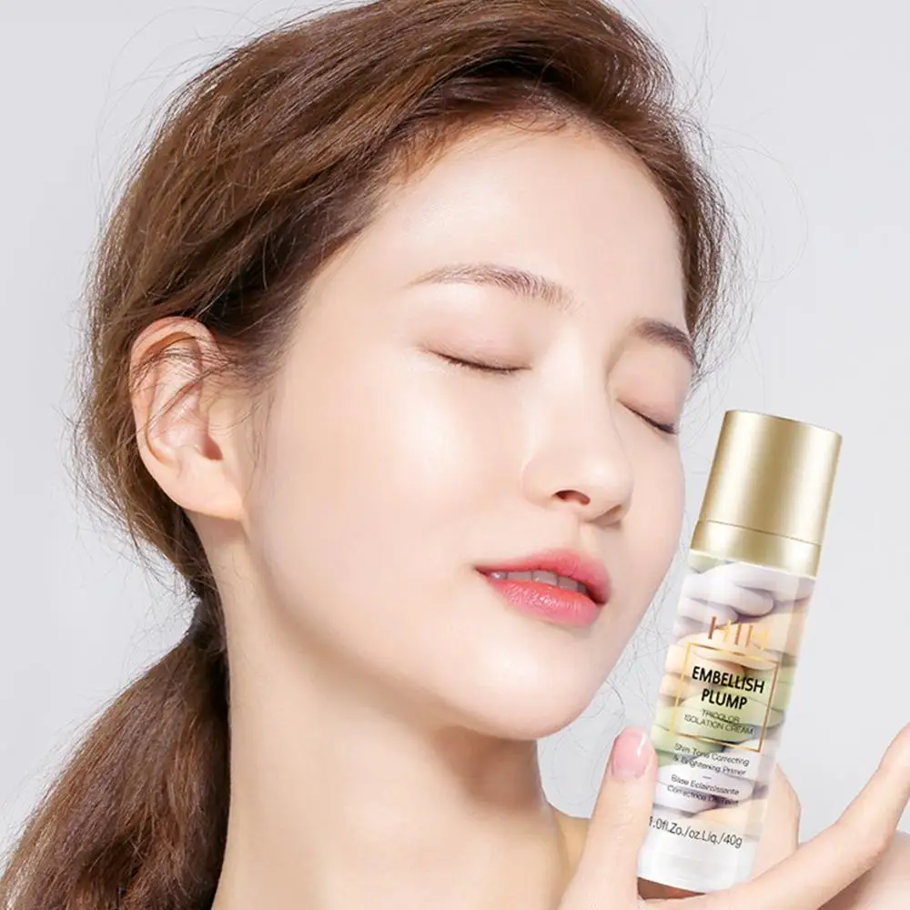 Трехцветный смешанный изоляционный лосьон заполняющий поры Увлажняющий Яркий