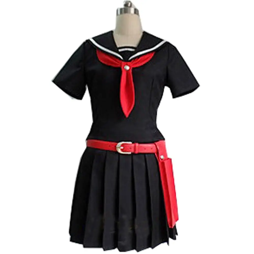 

2020 Akame ga KILL Akame Black Sleeveless Dress Uniform Outfit Anime Cosplay Costumes