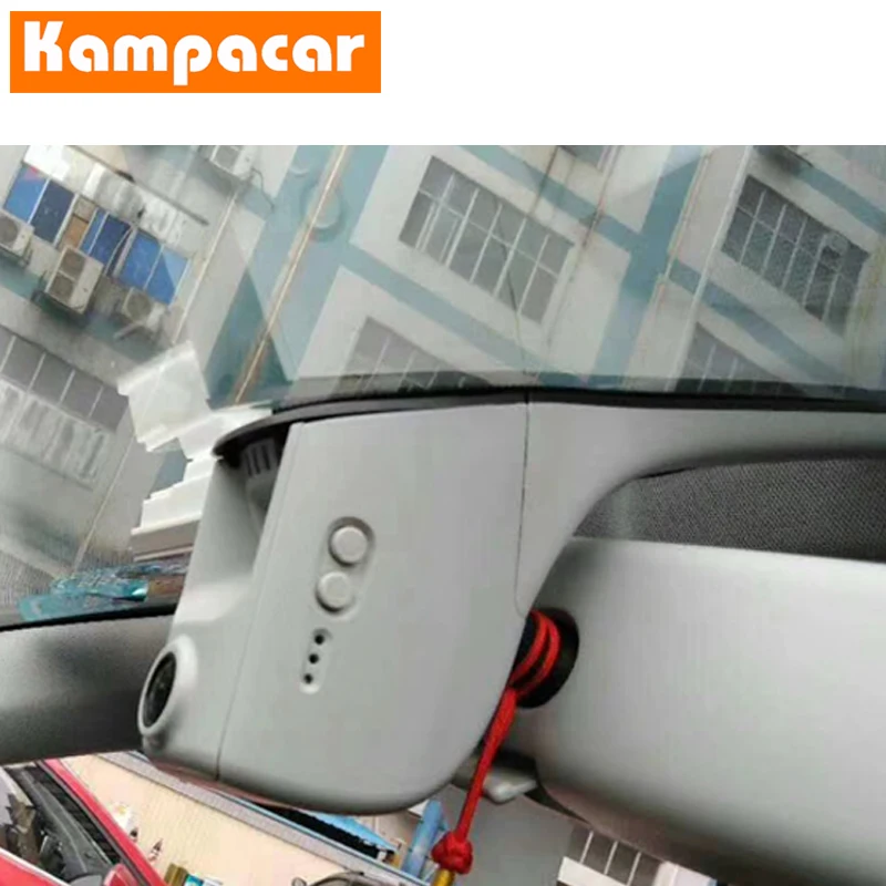 Kampacar автомобиля беспроводной доступ в Интернет, DVR камеры для Audi A6 4f c6 A3 8p A4 b6 b8 b9 A7 q3 Q5 с светильник Сенсор два объектива камеры DVR