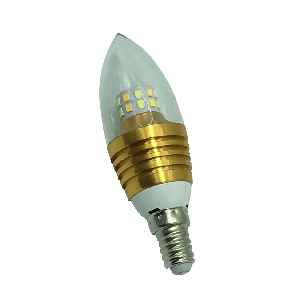 

10 pk 3 Вт Светодиодная лампа в форме свечи E14 розетка энергосберегающая лампа AC230V теплый белый чистый белый