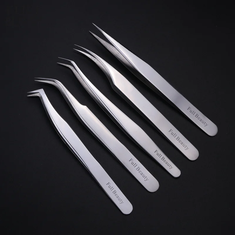 

1pc Profession Stainless Eyebrow Tweezer Eyelash Flower Extension Beauty Makeup Tools High Precision Quality Tweezers CHU01-05